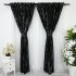 Draperie Catifea cu insertii aurii, Negru, latime 4m, inaltime 2,35m, cu rejansa pt sina [7]