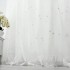 Perdea Fulgi de Nea din Tulle cu Broderie, Alb, 5m latime x 232cm inaltime, cu rejansa pentru bara [3]