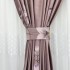 Draperie Catifea Pictata Manual, Roz, flori, 3 m latime x 2,7 m inaltime, cu rejansa pt sina [7]