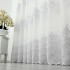 Set 2 bucati Perdea Embroidery din Tulle cu Broderie -100cm latime  x 180cm inaltime  , rejansa pt. sina , Alb [3]