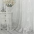 Perdea Nature din Tulle cu Broderie - 500cm x 232cm , rejansa pt.bara , Alb [3]