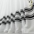 Perdea Lines din IN plin, 500cm x 232cm , rejansa pt. bara , Alb - Negru [2]