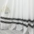 Perdea Lines din IN plin, 500cm x 232cm , rejansa pt. bara , Alb - Negru [6]