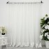 Perdea Dianne din Matase cu Banda Satinata -200cm x 240cm , rejansa pt. sina , Ivoire [4]