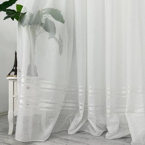 Perdea Lines din IN plin - 500cm x 232cm , Rejansa pt. bara ,  Alb 