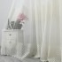 Perdea Teresa din Tulle cu Broderie - 5m latime x 232cm inaltime x rejansa pt bara, model elegant, Ivoire [2]