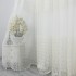 Perdea Alice din Tulle cu Broderie, Ivoire, 3m latime x 200cm inaltime, cu rejansa pentru bara [3]