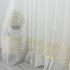 Perdea Lines din IN plin - 500cm x 232cm, Rejansa pt. bara, Alb - Galben [3]