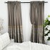 Set de 2 bucati de Draperie Royal, tip panou 3 metri latime x 232cm inaltime x rejansa pt bara, Gri cu Auriu [3]