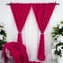 Draperie Soft Touch, cu Aspect Fin și Tenta Satinată, 140cm latime x 260cm înălțime, cu TIV LAT, Fuchsya [7]