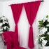 Draperie Soft Touch, cu Aspect Fin și Tenta Satinată, 140cm latime x 260cm înălțime, cu TIV LAT, Fuchsya [8]
