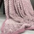 Patura pufoasa cocolino gofrata 200x230cm, 350gr, Lila [2]