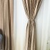 Set 2 Draperii din Catifea Plisata cu opacitate ridicata -2m latime x 2.32m inaltime , Rejansa pt. bara , Bej gold [3]