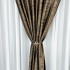 Set 2 Draperii Catifea cu model Venti - 200cm x 232cm , Rejansa pt. bara , Maro inchis [7]