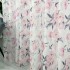 Perdea din Voal imprimat - Alb cu bujori roz, 500cm x 232cm , Rejansa pt bara [6]