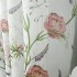 Set 2 bucati Perdea din Voal imprimat, Alb, model floral, 5m lungime x 232cm inaltime, cu rejansa pt bara [6]