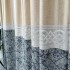Set 2 bucati Draperie Royal, tip panou 3 metri latime, Crem cu Gri- 3m latime x 232cm inaltime , rejansa pt. bara [8]