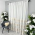 Set 2 Perdele  Cristal din IN plin - 300cm x 238cm , Rejansa pentru bara, Alb-Crem, model gheata [6]