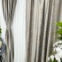 Set 2 draperii din Catifea Plisata cu opacitate ridicata, 140x245cm, cu rejansa pentru sina, Gri cu Bej [11]