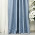 Set 2 bucati de Draperie HoReCa TEXTURATA tip IN, Bleu Ciel-  200cm latime x 232cm inaltime, cu rejansa pt bara [6]