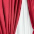 Set 2 bucati de Draperie HoReCa TEXTURATA tip IN, Rosu, 140cm latime x 270cm inaltime, cu rejansa pt bara [3]