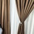 Set 2 Draperii HoReCa TEXTURATA tip IN - 3m latime x 2.50m inaltime x rejansa pt sina, Maro [11]