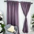 Set 2 Draperii HoReCa TEXTURATA tip IN, Mov, 2m latime x 232cm inaltime x rejansa pt bara [3]