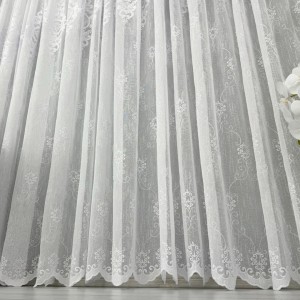 Perdea Ellen din IN Brodat - 500cm x 232cm , Rejansa pt. bara, Alb