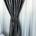 Draperie Catifea cu model Venti, Negru, 300x270cm, cu tiv lat [3]