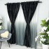 Draperie Catifea cu model Venti, Negru, 300x270cm, cu tiv lat [6]
