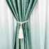 Set 2 Draperii Catifea cu model Venti -  200cm x 232cm , Rejansa pt bara ,  Verde Menta [4]