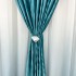 Set 2 Draperii din Catifea Plisata cu opacitate ridicata, Turquoise, 200cm  x 232cm , Rejansa pentru bara [7]