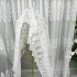 Perdea Inna din IN Brodat, Alb, 5m lungime x 1.9m inaltime, cu rejansa pt bara [8]