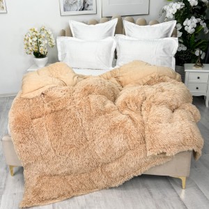  Pilota CoCoLiNo Fluffy, matlasata, 220x240cm, Bej