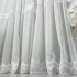 Perdea Lorena din IN Brodat, Alb, 5m latime x 232cm inaltime, cu rejansa pt bara [2]