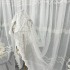 Perdea Laura din IN Brodat, Alb, 200cm latime x 1.7m inaltime, cu rejansa pentru sina [3]