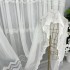 Perdea Laura din IN Brodat, Alb, 200cm latime x 1.7m inaltime, cu rejansa pentru sina [11]