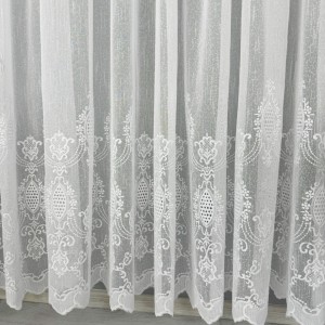 Perdea Monica din IN Brodat, Ivoire, 200cm latime x 1.5m inaltime, cu rejansa pt bara