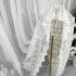 Perdea Monica din IN Brodat -500cm x 232cm, Rejansa pt. bara , Alb [9]