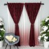 Set 2 Draperii din Jacquard model Nisip, Visiniu, latime 1.4m x inaltime 2m, cu rejansa pt sina [6]