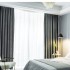Set 2 Draperii Blackout din catifea Gri, 200m x 240m , cu rejansa pentru SINA [2]