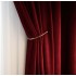 Set 2 draperii Blackout din catifea Rosu, 140cm latime x 220cm inaltime, cu Tiv lat [2]