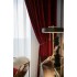 Set 2 draperii Blackout din catifea Rosu, 140cm latime x 220cm inaltime, cu Tiv lat [11]