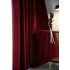Set 2 draperii Blackout din catifea Rosu, 140cm latime x 220cm inaltime, cu Tiv lat [7]