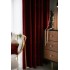 Set 2 draperii Blackout din catifea Rosu, 140cm latime x 220cm inaltime, cu Tiv lat [10]