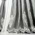 Draperie Blackout 80%, din Catifea cu Broderie, 140cm latime x 260cm înălțime, cu TIV LAT, Elite V3, Gri [5]