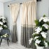 Set 2 Draperii Line , 300cm x 232cm , Rejansa pt. bara ,  Crem cu Gri [2]