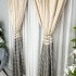 Set 2 Draperii Line , 300cm x 232cm , Rejansa pt. bara ,  Crem cu Gri [7]