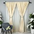 Draperie Soft Touch, cu Aspect Fin și Tenta Satinată, 140cm latime x 260cm înălțime, cu TIV LAT, Crem [4]