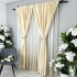 Draperie Soft Touch, cu Aspect Fin și Tenta Satinată, 140cm latime x 260cm înălțime, cu TIV LAT, Crem [5]